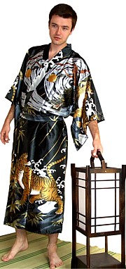 японское кимоно Тигр и Дракон
