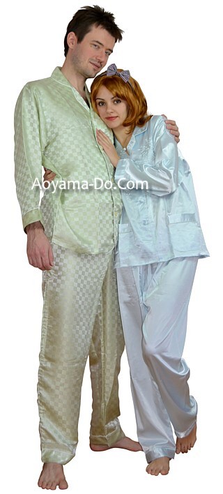 шелковая мужская пижама, Япония, натуральный шелк 100%