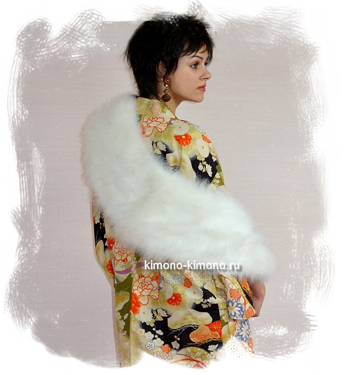 Японские кимоно. Эксклюзивная женская одежда из Японии: шелковое старинное хаори