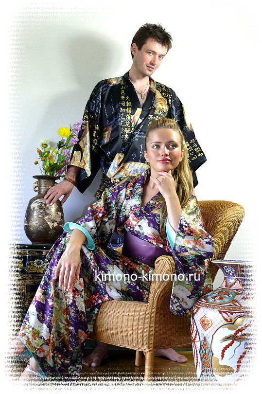 шелковые кимоно - эксклюзивная одежда для дома