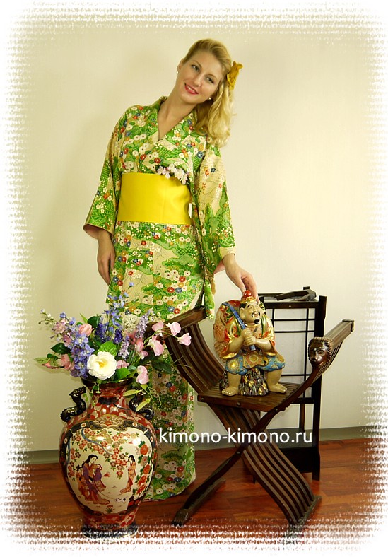  японское кимоно - стильная женская одежда для дома