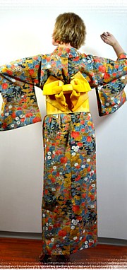 японское кимоно, винтаж