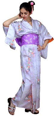 японское традиционное кимоно, винтаж 