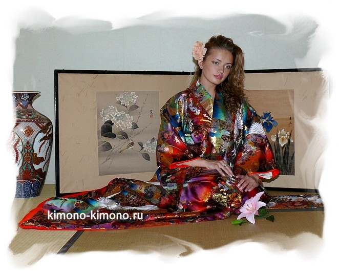 японское кимоно, японский интерьер