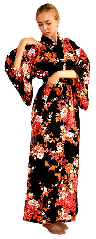 японское кимоно из хлопка 