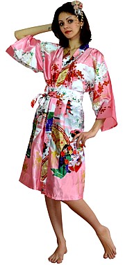 женский халатик-кимоно, сделано в Японии