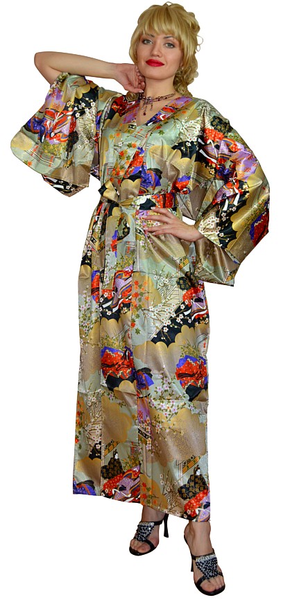 женский халат-кимоно - стильная одежда для дома