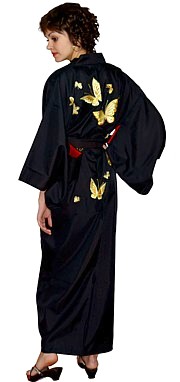 кимоно с вышивкой и подкладкой, сделано в Японии