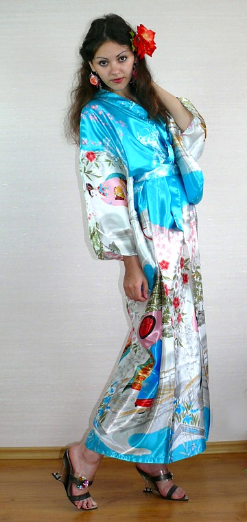 японское кимоно - стильная одежда для дома