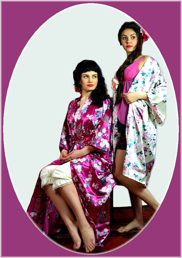 японские кимоно и халаты в японском стиле