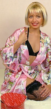 халатик кимоно, шелк 100%