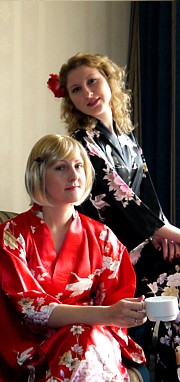 японское шелковое женское кимоно КАОРИ