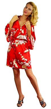 шелковое кимоно-мини
