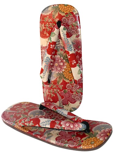 японская обувь в стиле кимоно
