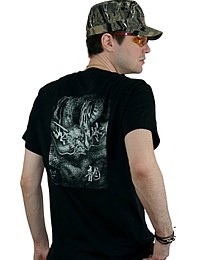 японская мужская футболка Лунный Дракон, хлопок 100%