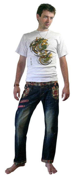 мужская футболка с драконом